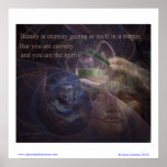 Beauty is eternity posters