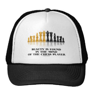 Beauty Is Found In The Mind Of The Chess Player Mesh Hats