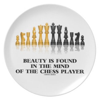 Beauty Is Found In The Mind Of The Chess Player Plates