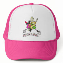 Beauty is Pain truckers hat by Punkscrapper Beauty is Pain truckers hat