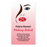 Beauty Makeup Artist Cosmetologist Business Cards