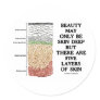 Beauty May Be Skin Deep But Five Layers Of Skin Stickers