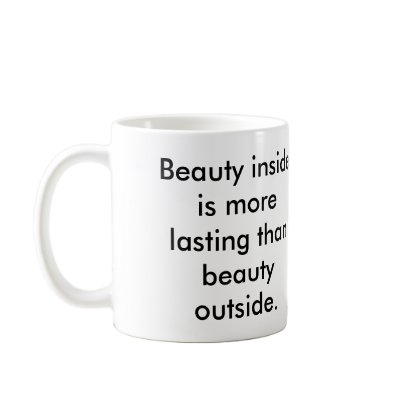 Beauty  mug by hedgehogworld