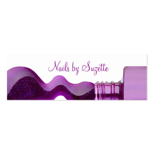 Beauty Nails Mini Business Cards