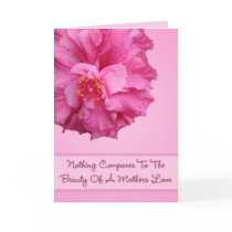 Beauty Of A Mothers Love Card