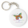 beauty of autism key chain