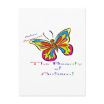 beauty of autism post card