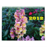 Beauty of flowers wall calendar