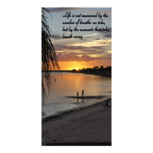 Beauty of Life Customized Photo Card