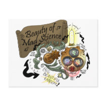 Beauty of Mad Science postcards by avlorsimprints Beauty of Mad Science postcards