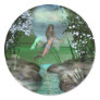 Beauty of Night Round Sticker