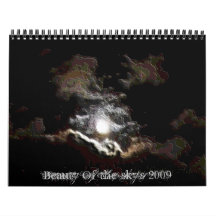 Beauty of the skies wall calendar