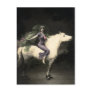 *Beauty on Horseback* Vintage Woman Post Cards