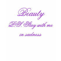 Beauty - P.S. Stay with me in sadness Tanktops