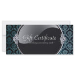 BEAUTY PARLOUR GIFT CERTIFICATE CUSTOM RACK CARD