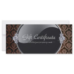 BEAUTY PARLOUR GIFT CERTIFICATE FULL COLOR RACK CARD