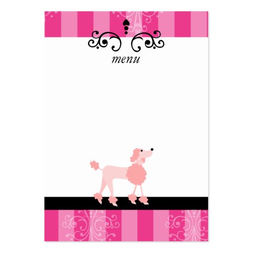 Beauty Puppy Business Card Template (back side)