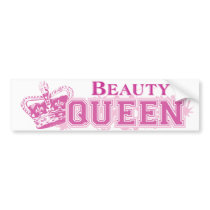 Beauty Queen Bumper Sticker