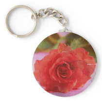 beauty  rose keychains
