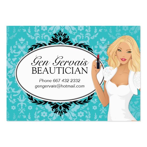 Beauty Salon Business Card (front side)