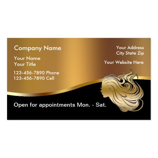 Hair Stylist Business Card Templates Page48 BizCardStudio