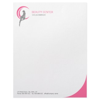 Beauty Salon / Cosmetologist letterhead letterhead
