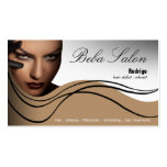 Beauty Salon I - Hair Makeup Nails Spa Treatments Business Card
