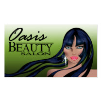 Beauty Salon II - Hair Makeup Nails Spa Treatments business cards by StylishBusinessCards Beauty Salon II - Hair Makeup Nails Spa Treatments business cards