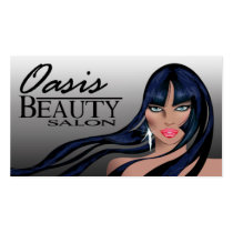 Beauty Salon II - Hair Makeup Nails Spa Treatments business cards by StylishBusinessCards Beauty Salon II - Hair Makeup Nails Spa Treatments business cards