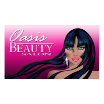 Beauty Salon II - Hair Makeup Nails Spa Treatments business cards by StylishBusinessCards Beauty Salon II - Hair Makeup Nails Spa Treatments business cards