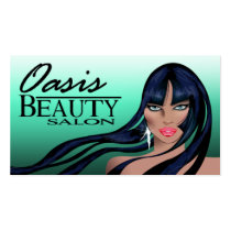 Beauty Salon II - Hair Makeup Nails Spa Treatments business cards by StylishBusinessCards Beauty Salon II - Hair Makeup Nails Spa Treatments business cards