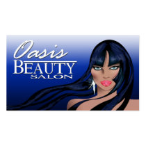 Beauty Salon II - Hair Makeup Nails Spa Treatments business cards by StylishBusinessCards Beauty Salon II - Hair Makeup Nails Spa Treatments business cards