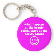 Beauty salon key chains