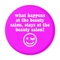 Beauty salon magnets