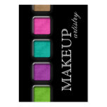 Beauty Salon Makeup Artist Gift Card Palettes Business Card Templates