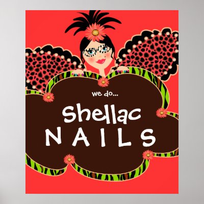 Beauty Salon Nails Cute Fairy Fashion Poster by thefashioncafe