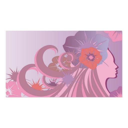 Beauty Salon or Spa Business Card (front side)