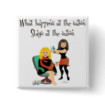 Beauty Salon Secrets Buttons