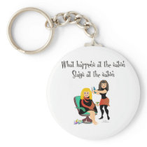 Beauty Salon Secrets Key Chain