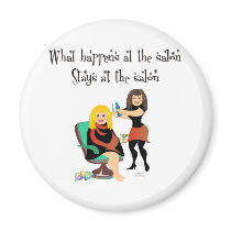 Beauty Salon Secrets Fridge Magnet