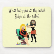 Beauty Salon Secrets Mouse Pad