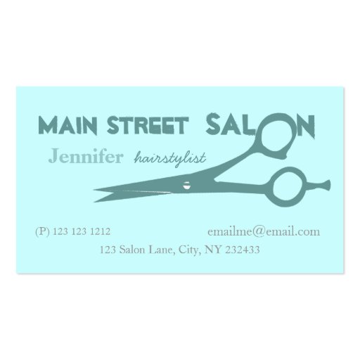 Beauty Salon Spa Business Card Templates (front side)