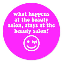 Beauty salon sticker