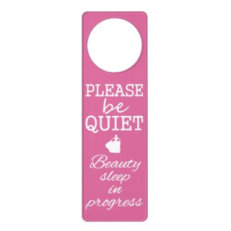 Beauty Sleep Princess door hanging Door Hangers