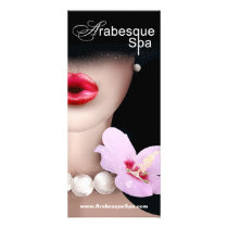 Beauty Spa Arabesque Coupon Menu rack cards