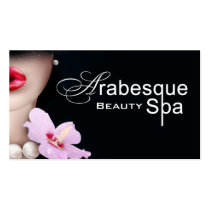 Beauty Spa Arabesque Hair Stylist business cards