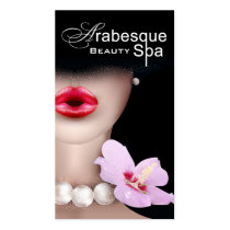 Beauty Spa Arabesque Makeup Artist business cards