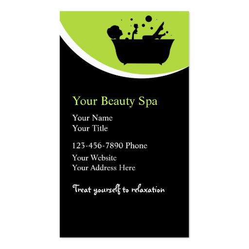 Beauty Spa Business Cards