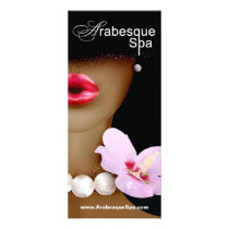 Beauty Spa Coupon Menu rack cards