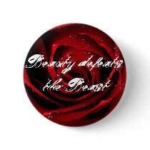 Beauty vs. Beast buttons by esgabrearht Beauty vs. Beast buttons